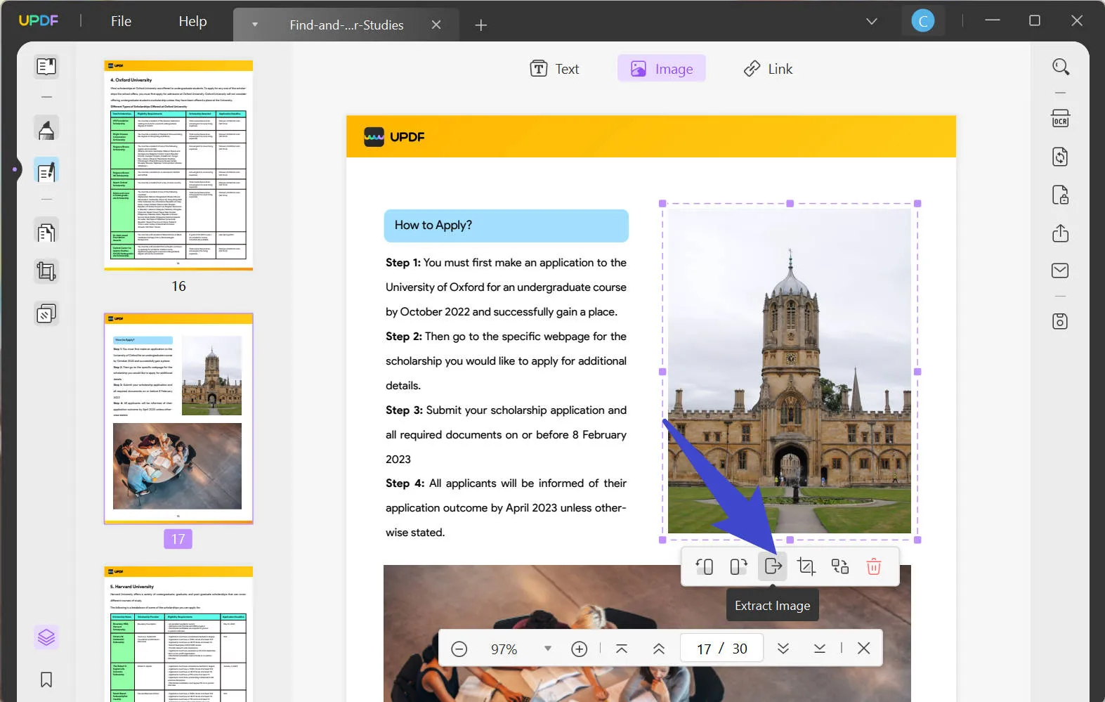 pdf image extractor updf