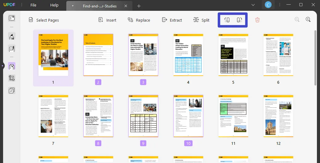 onenote rotate pdf updf