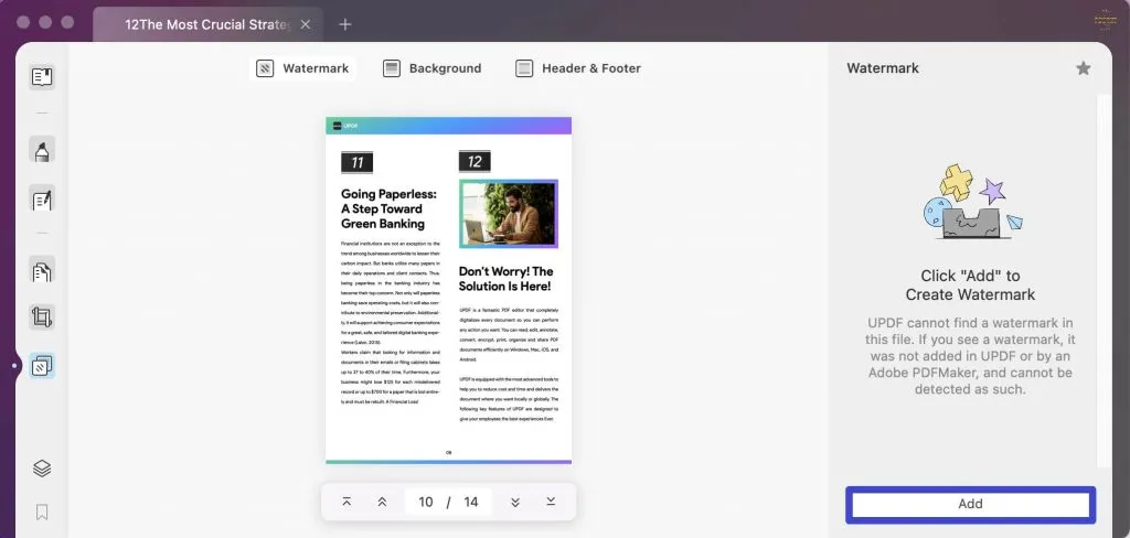 how to add header and footer