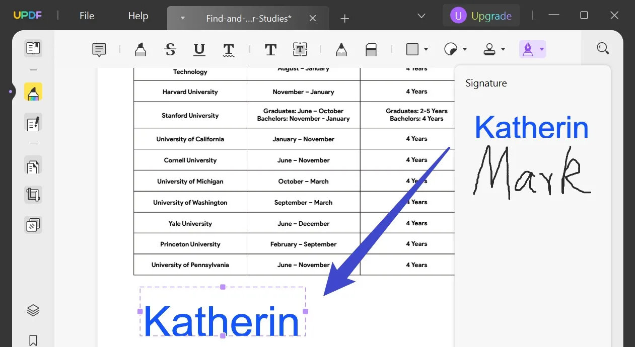 add electronic signature to law paper