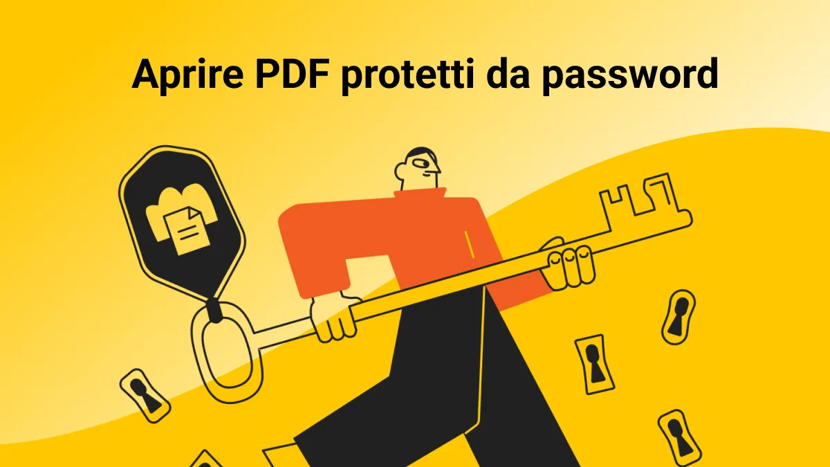 Aprire PDF protetti da password online e offline