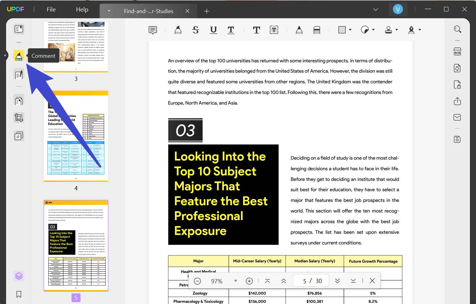 pdf にコメントを追加