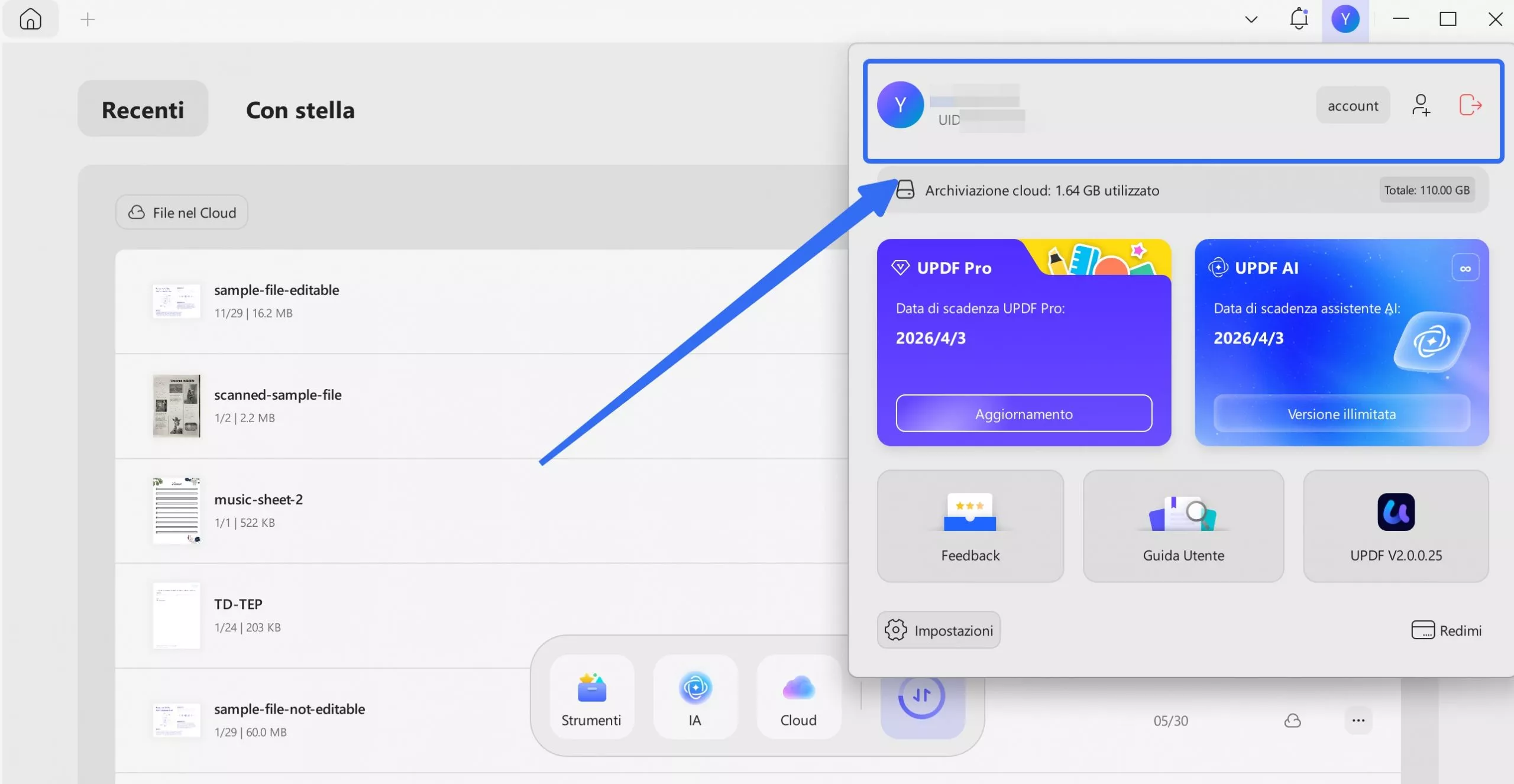 Scaricare e utilizzare UPDF con l'account aziendale
