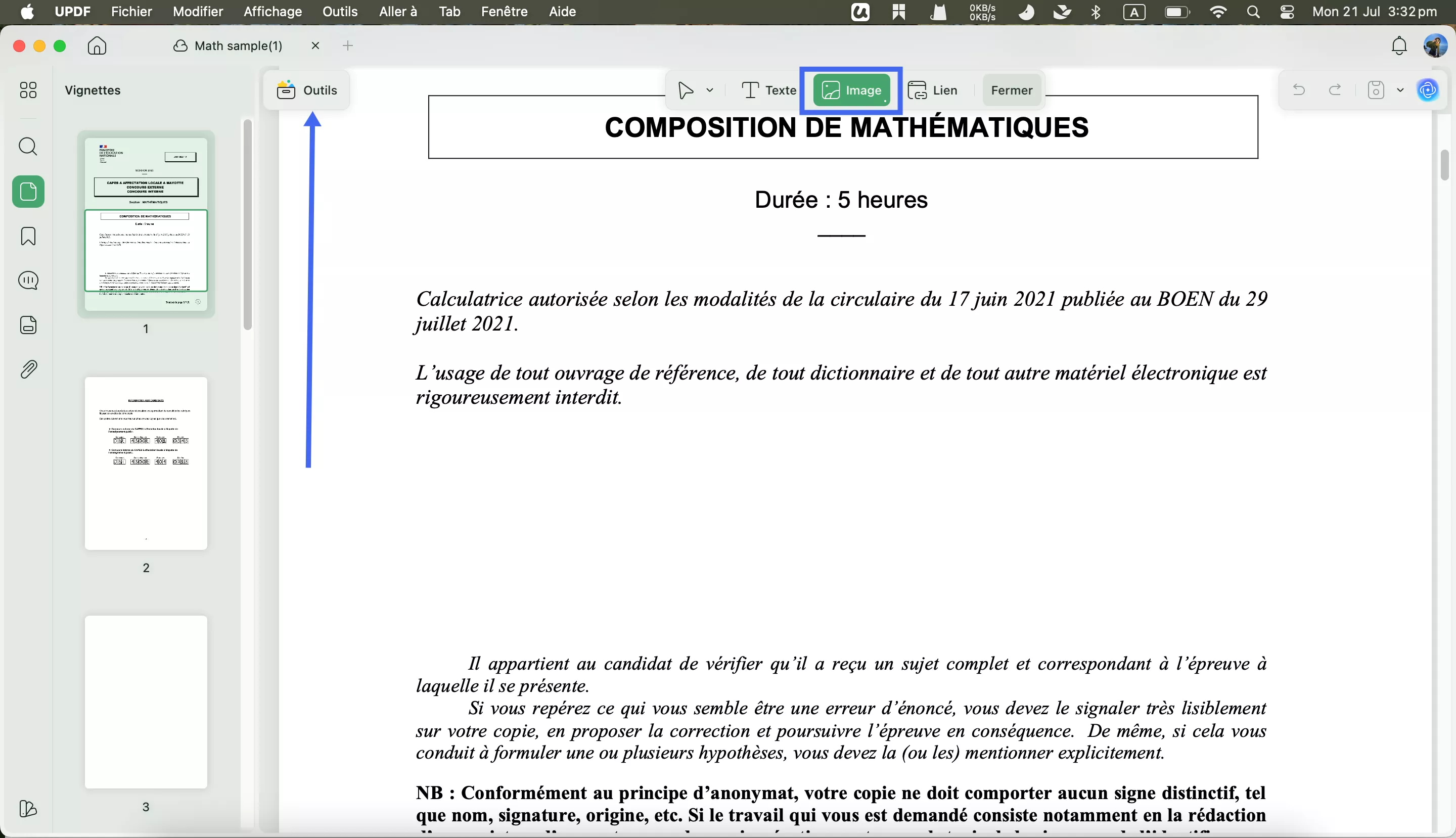 insérer une photo dans un pdf