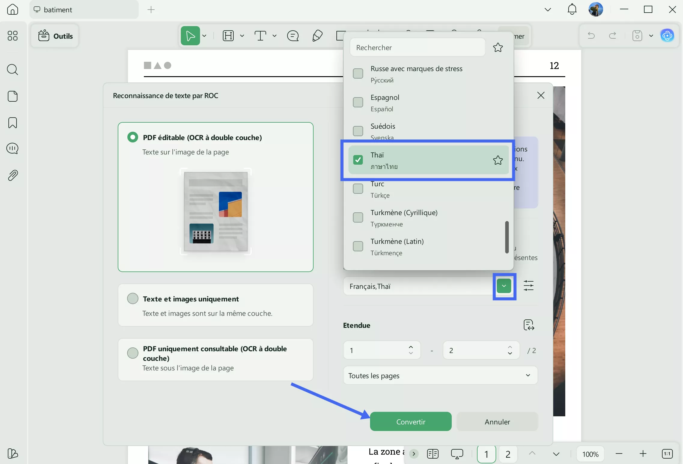 copier et coller du texte d'un pdf