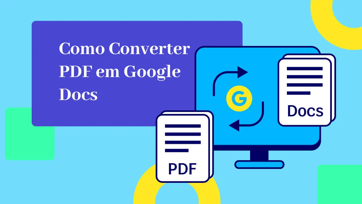 Como Converter PDF  para Google Docs. em Maneiras Simples