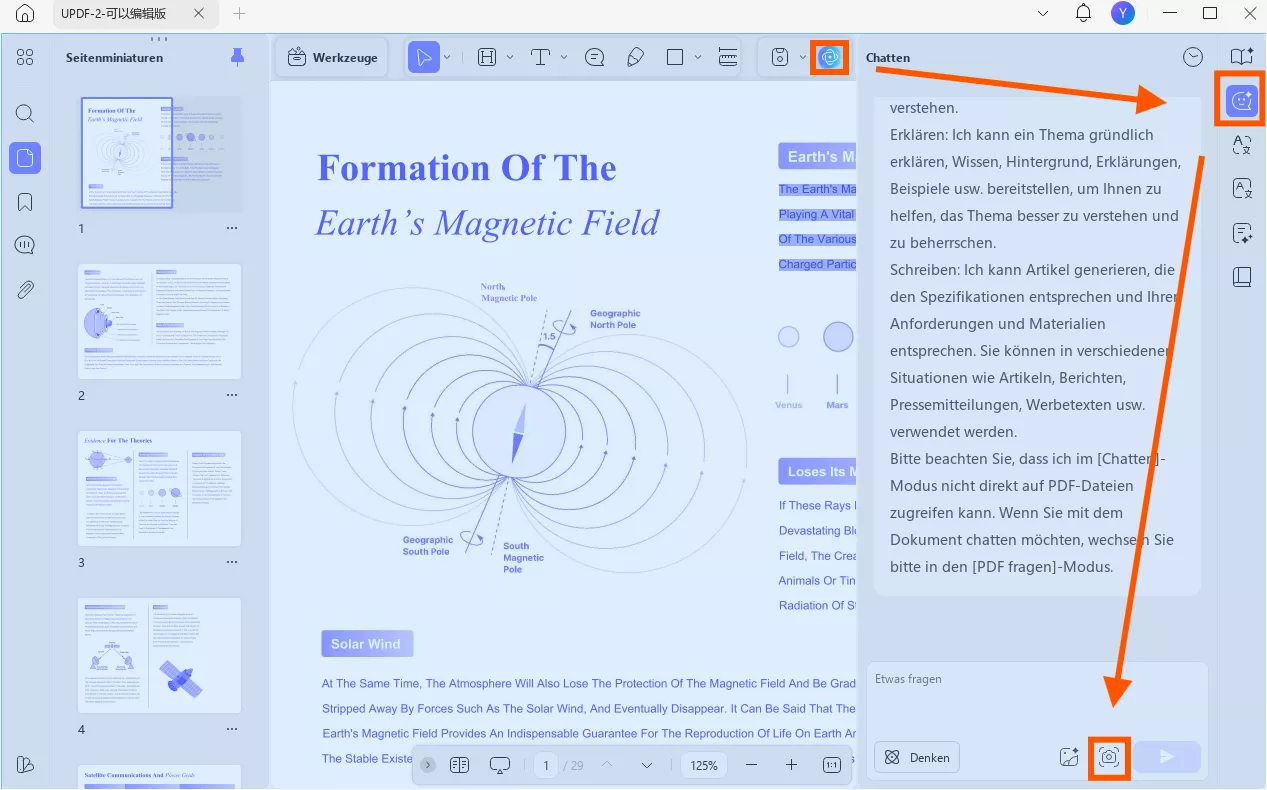 Wählen Sie den Inhalt aus und machen Sie einen Screenshot.