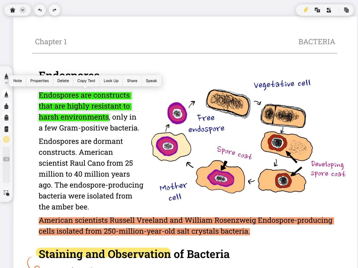 remove pdf annotation ipad