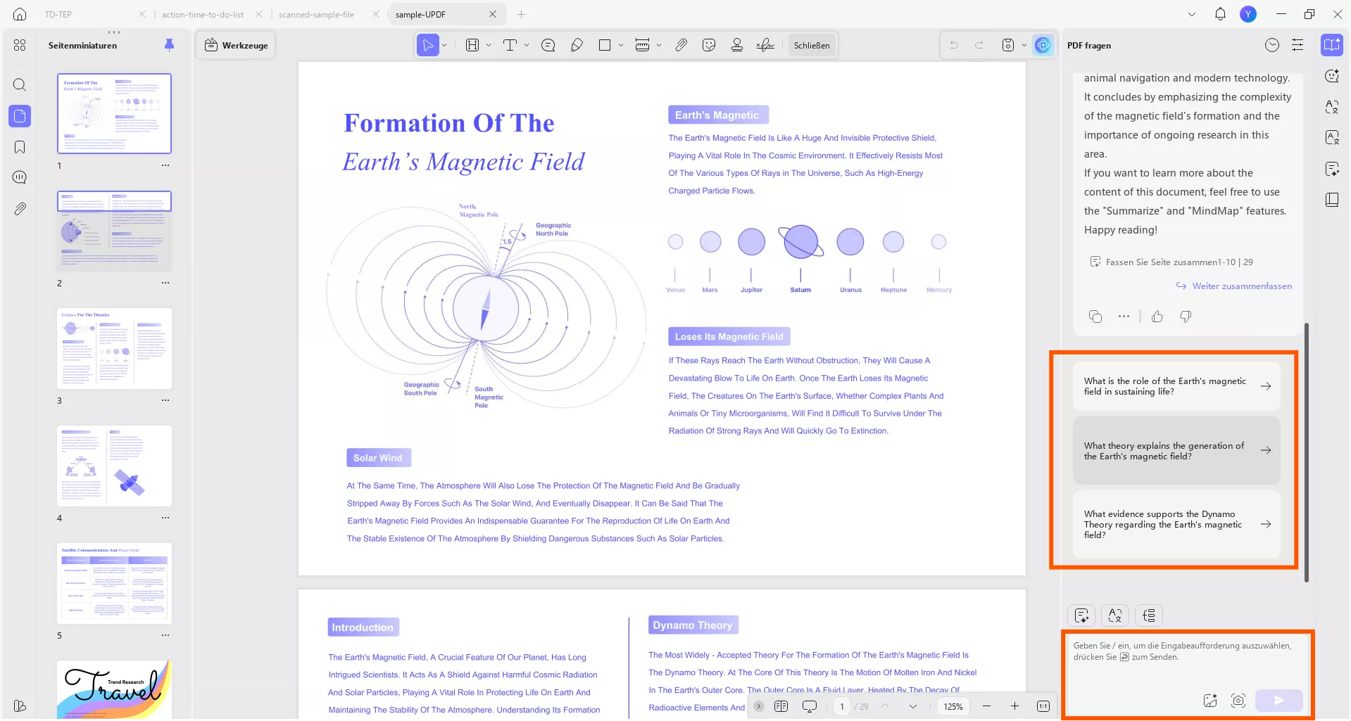 auf weitere Details eingehen