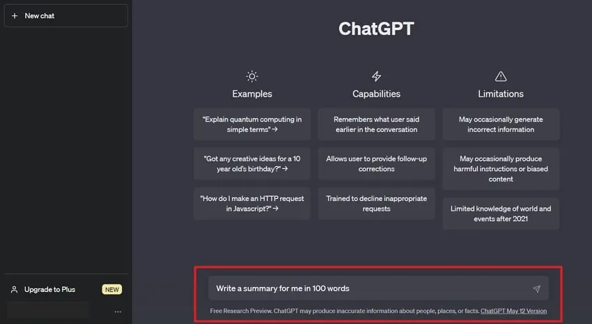 pdf summary chatgpt