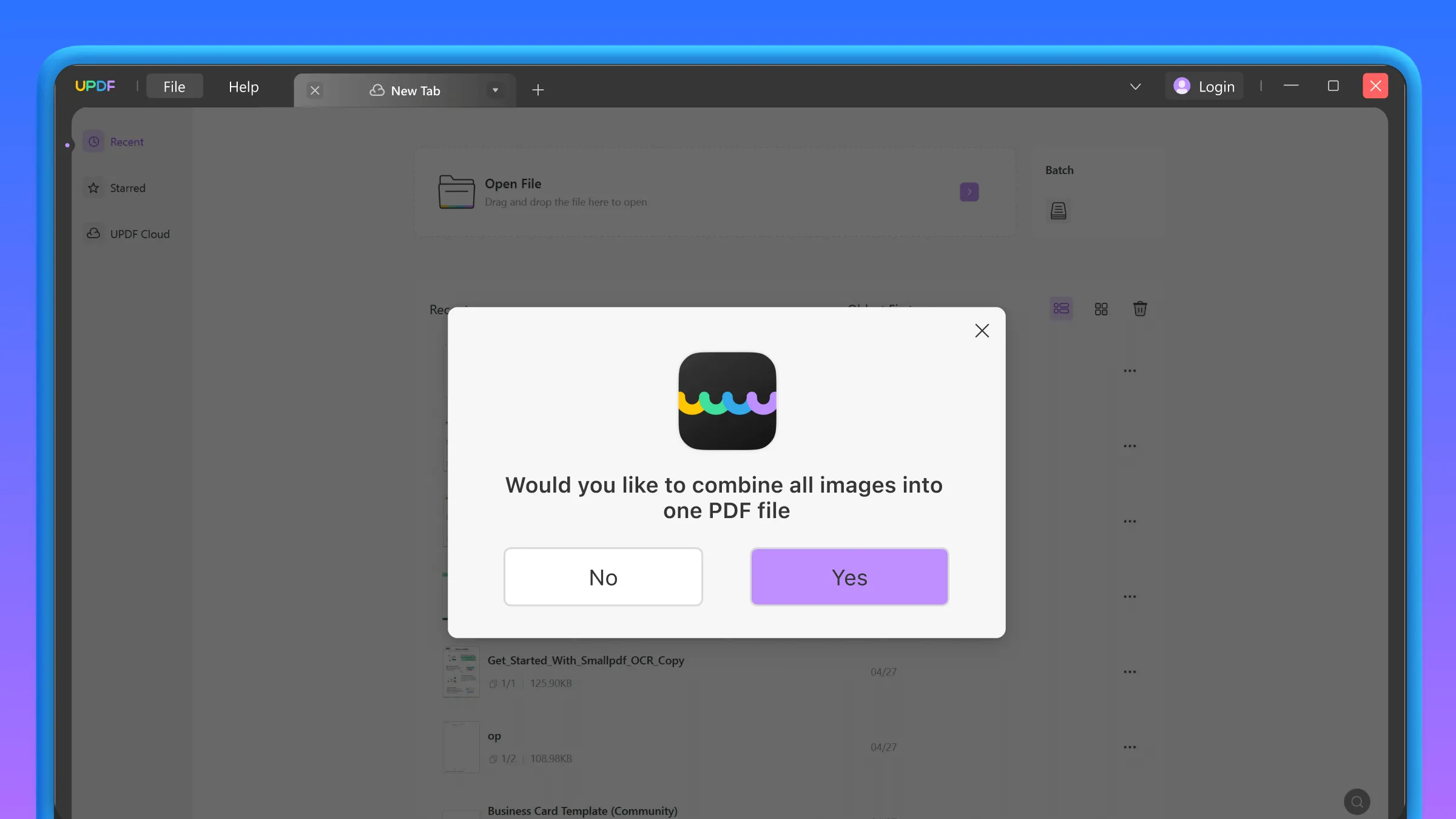 jpg to excel create new pdf
