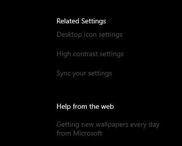 바탕 화면 아이콘 설정을 선택하여 Windows 10 바탕 화면 아이콘 고정하기