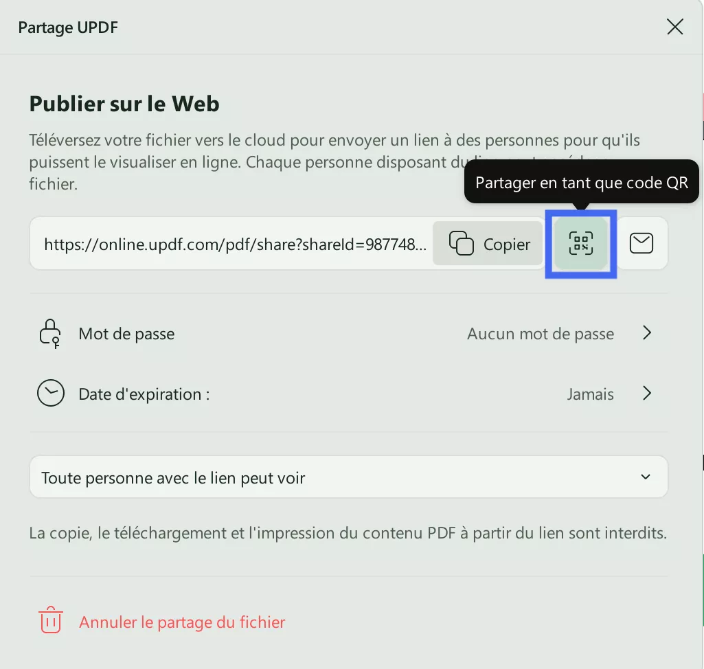 faire un qr code d un pdf