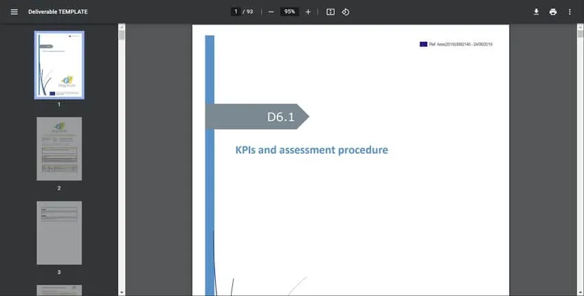 قالب مؤشرات الأداء الرئيسية للمبيعات في PDF