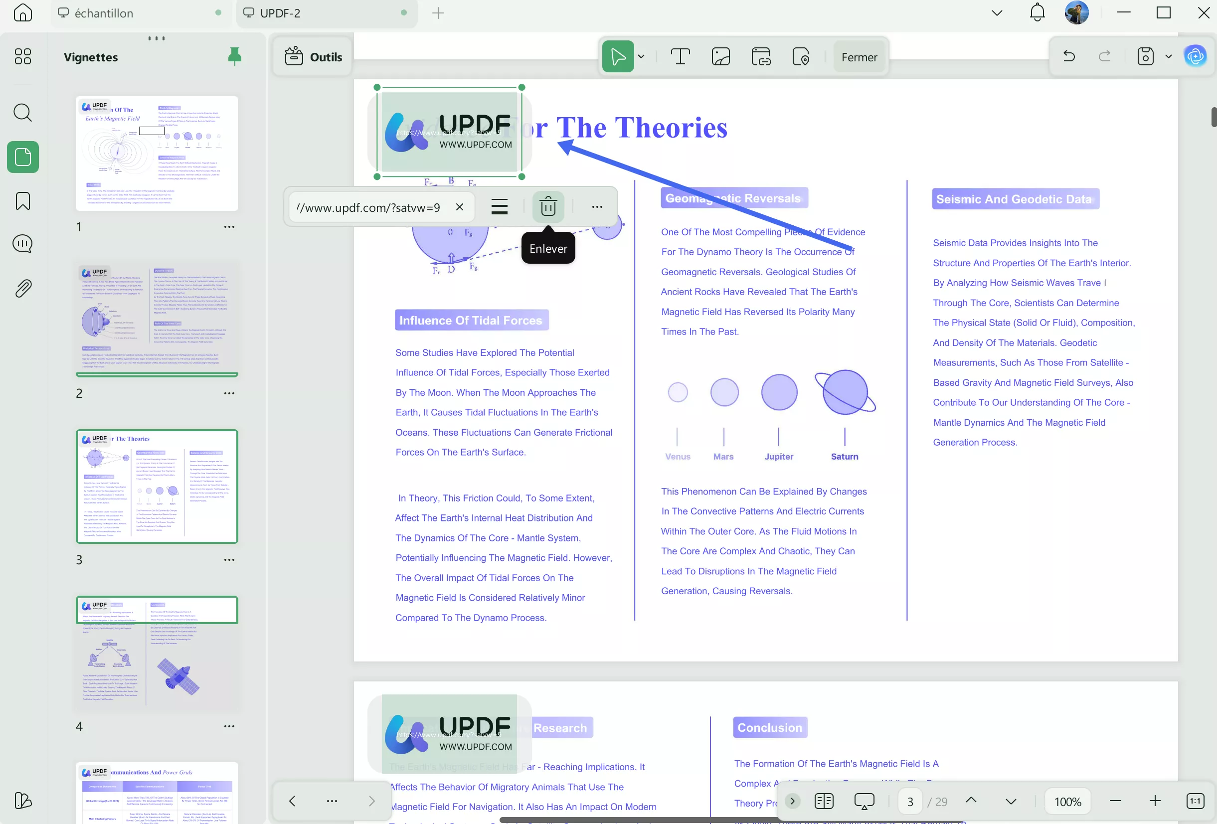supprimer filigrane pdf