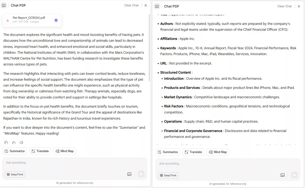 summaries generated research and standard pdf