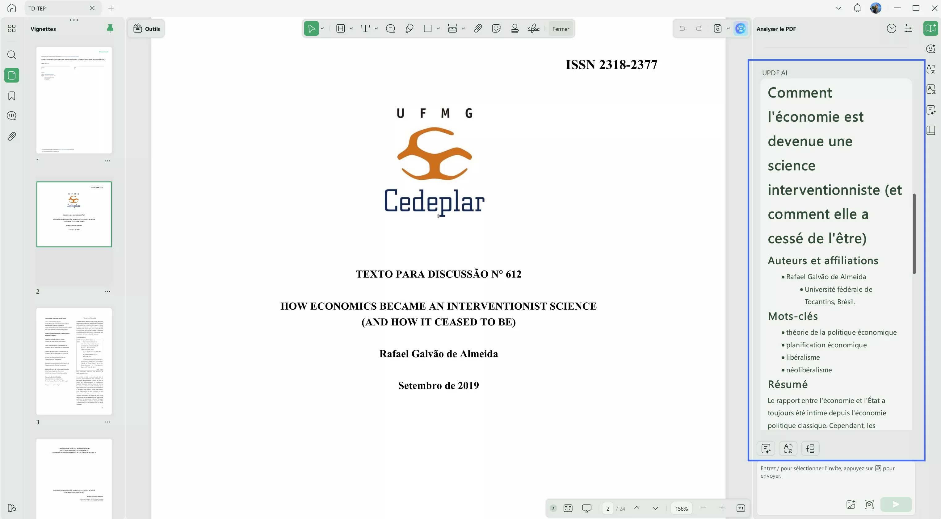 résumé d'un mémoire