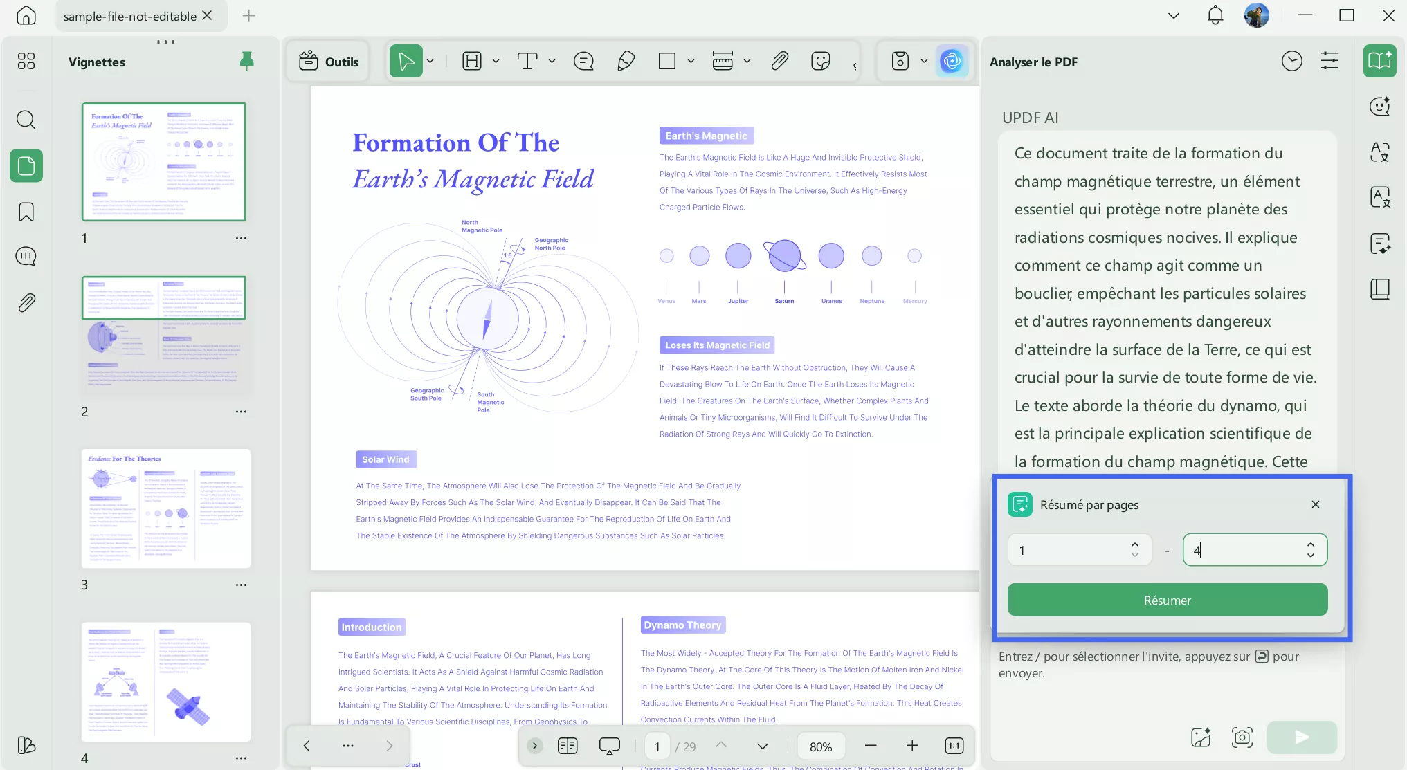resumer pdf par pages