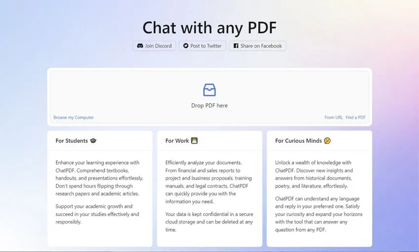 chatpdf と updf aiの比較