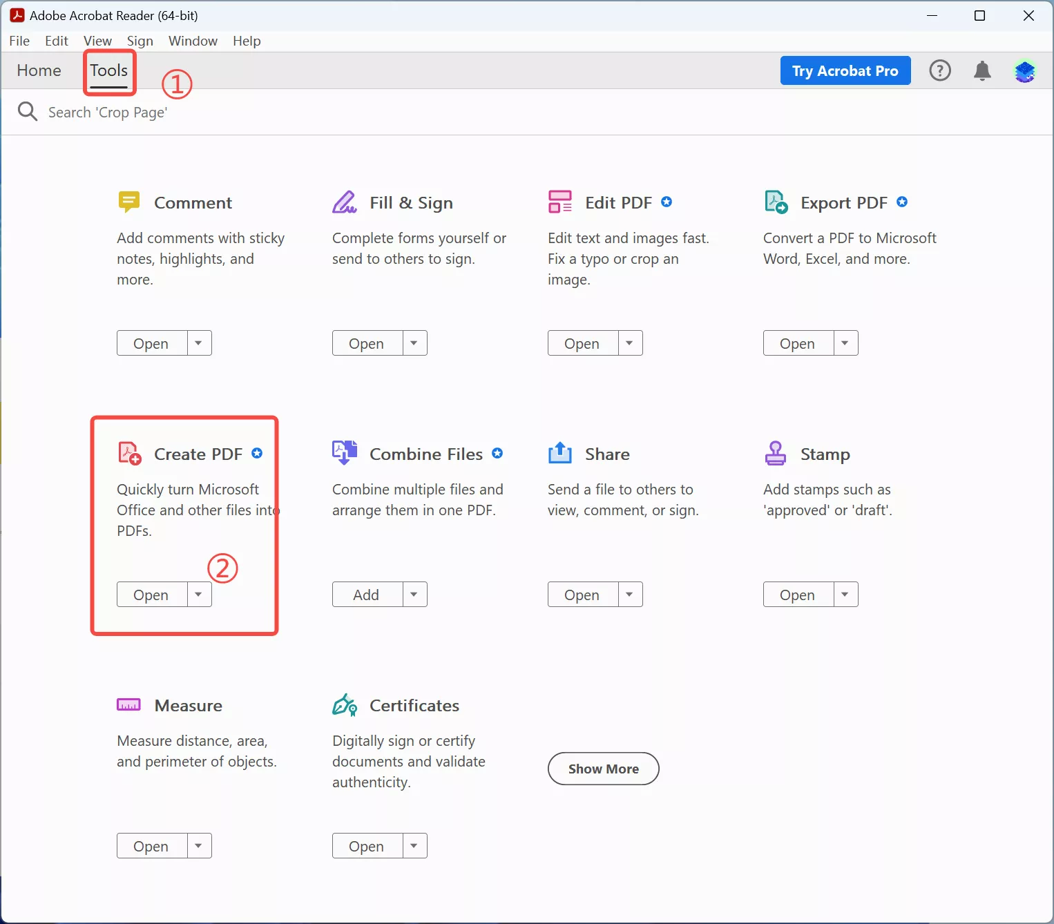 create pdf in adobe acrobate