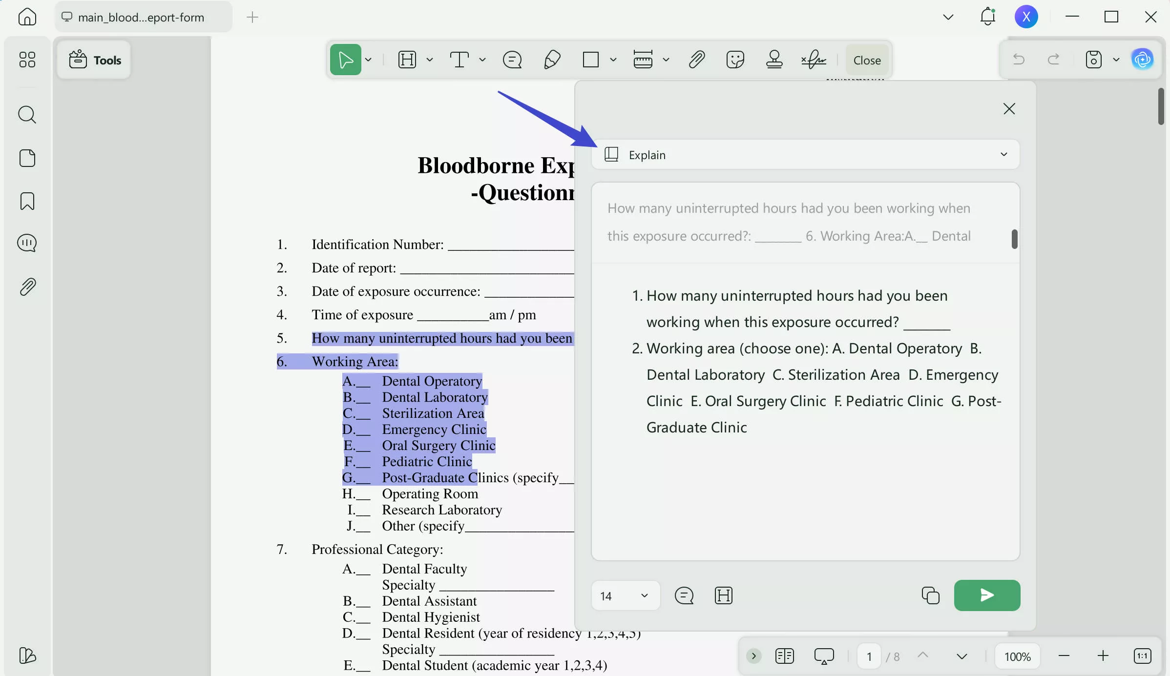 explain medial terms with ai