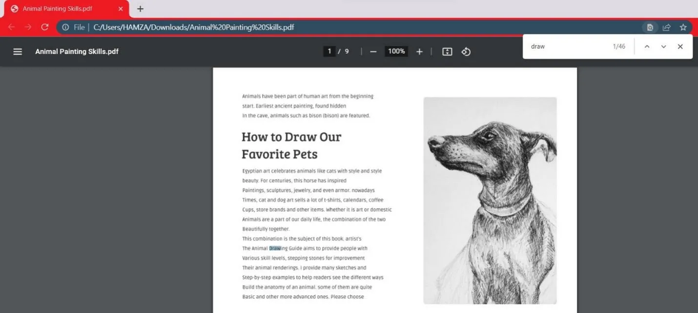 PDF内の単語をオンラインで検索