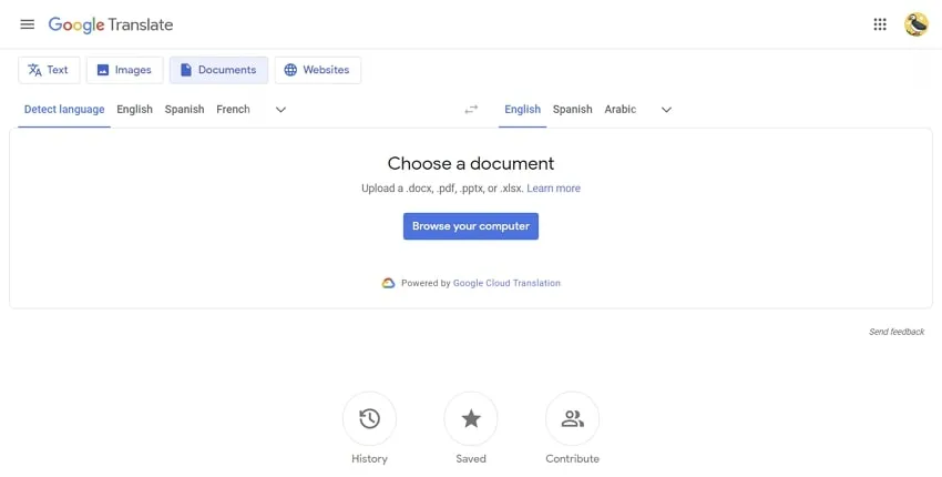 google translator ai pdf translator