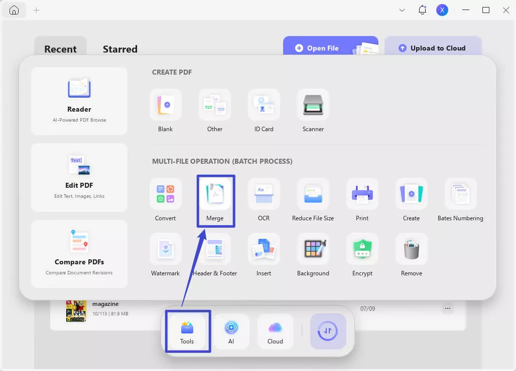 Batch option in Windows