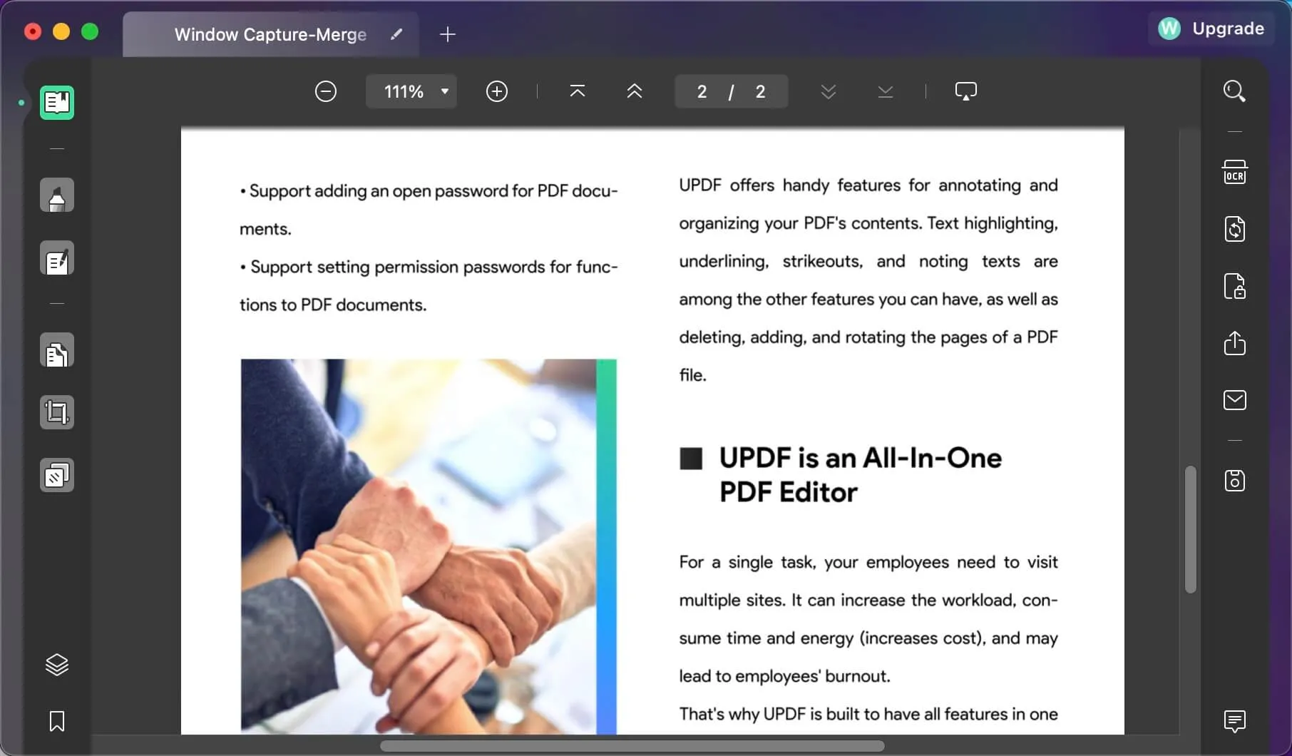 dark mode pdf reader updf