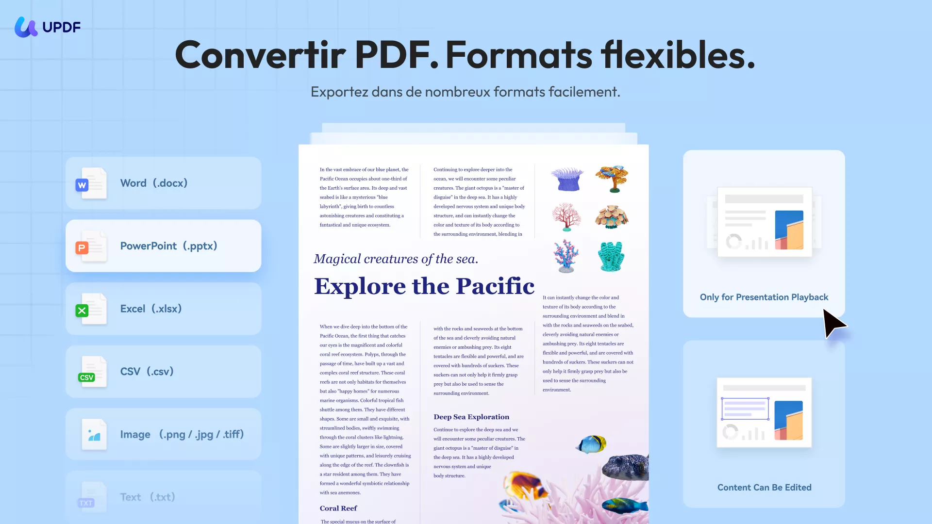 convertir pdf avec UPDF