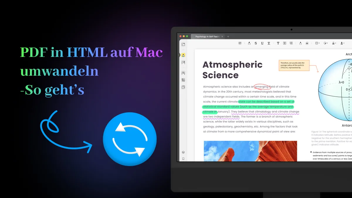 Wie du PDF in HTML5 auf Windows und Mac umwandeln kannst