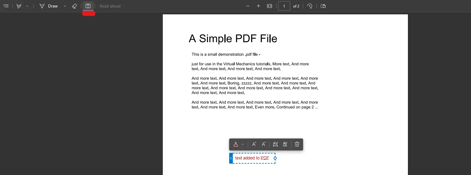 Microsoft EdgeでPDFを編集する