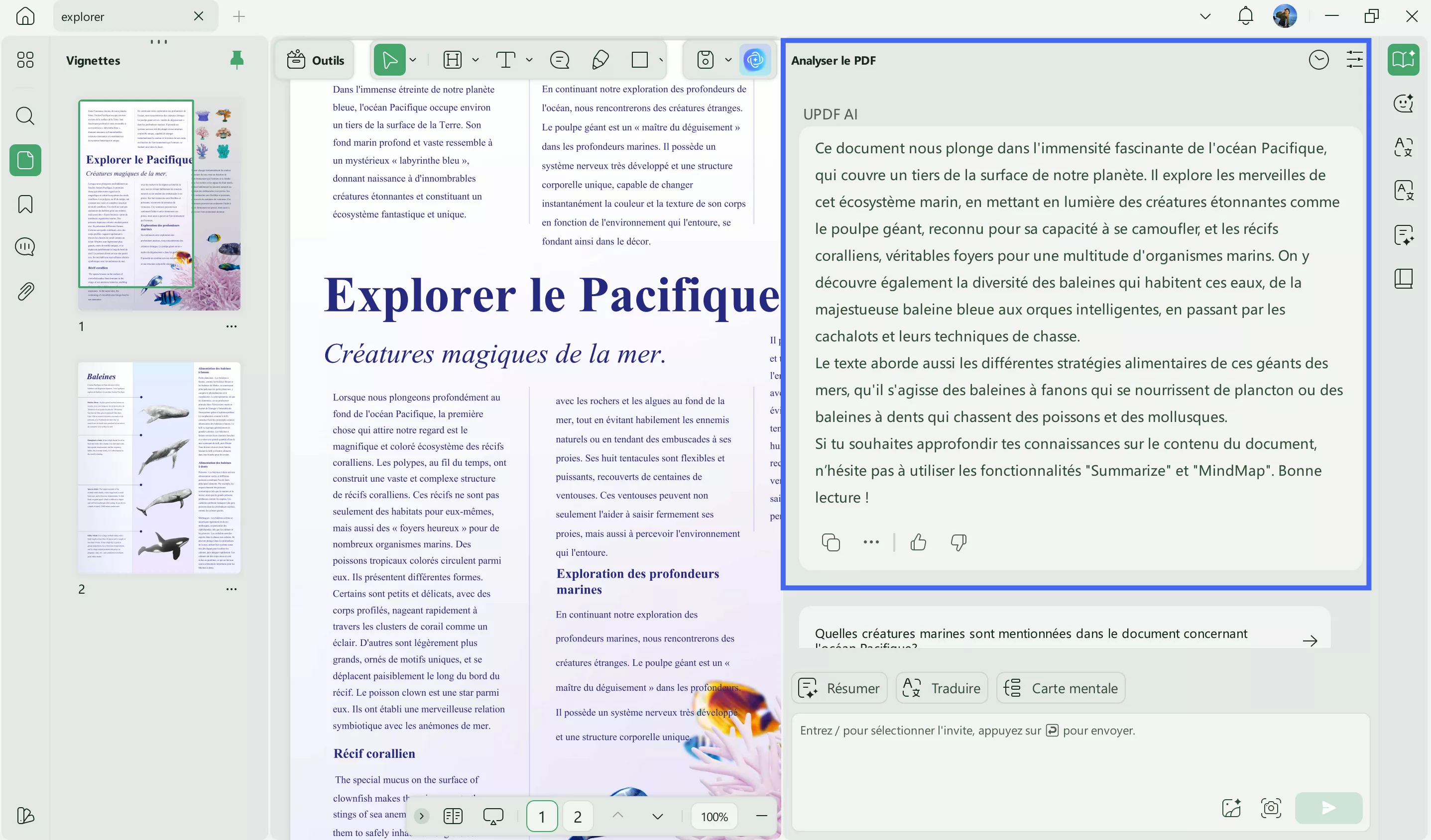 résumer un article scientifique