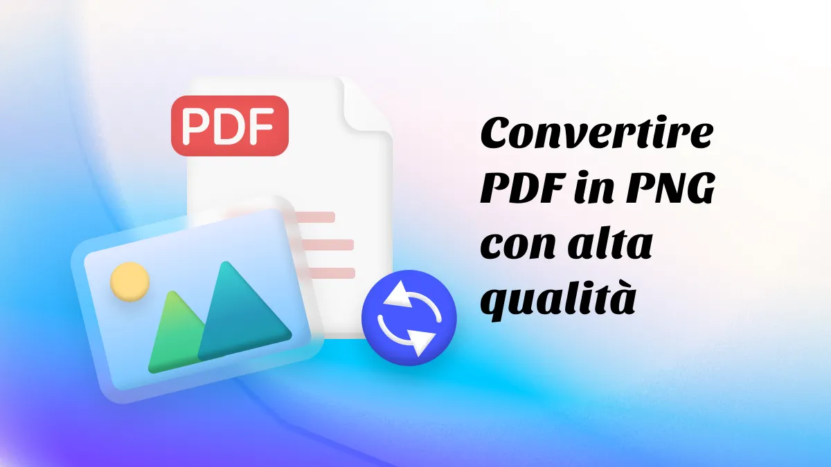 2 Metodi su convertire da PDF a PNG