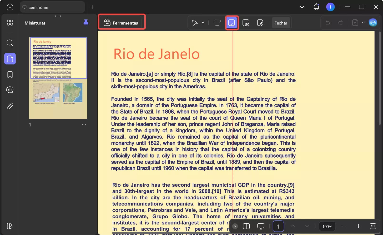 adicionar logo em pdf