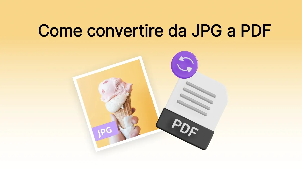 Guida dettagliata per convertire JPG in PDF