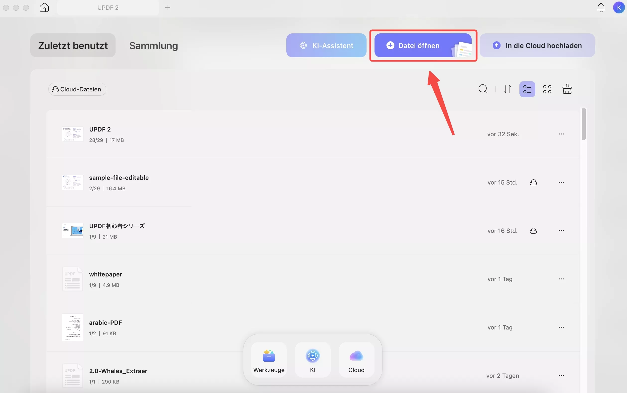 PDF Datei öffnen Mac