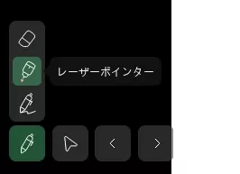 レーザーポインター