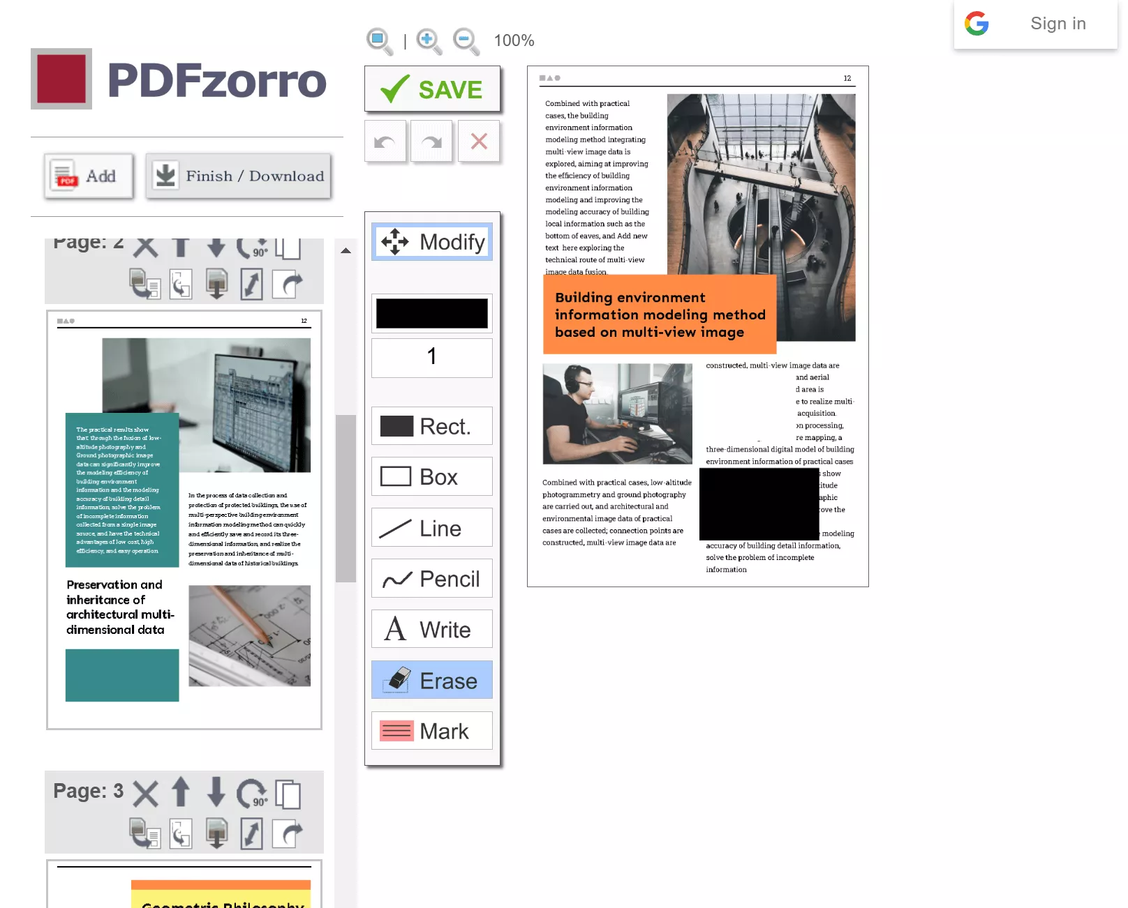 pdfzorro pdf eraser