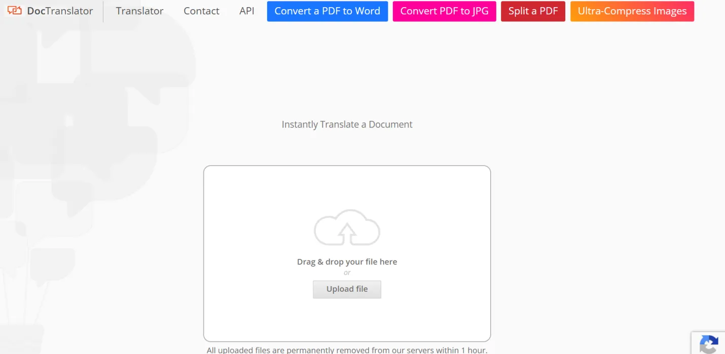 english to spanish document translation online tool