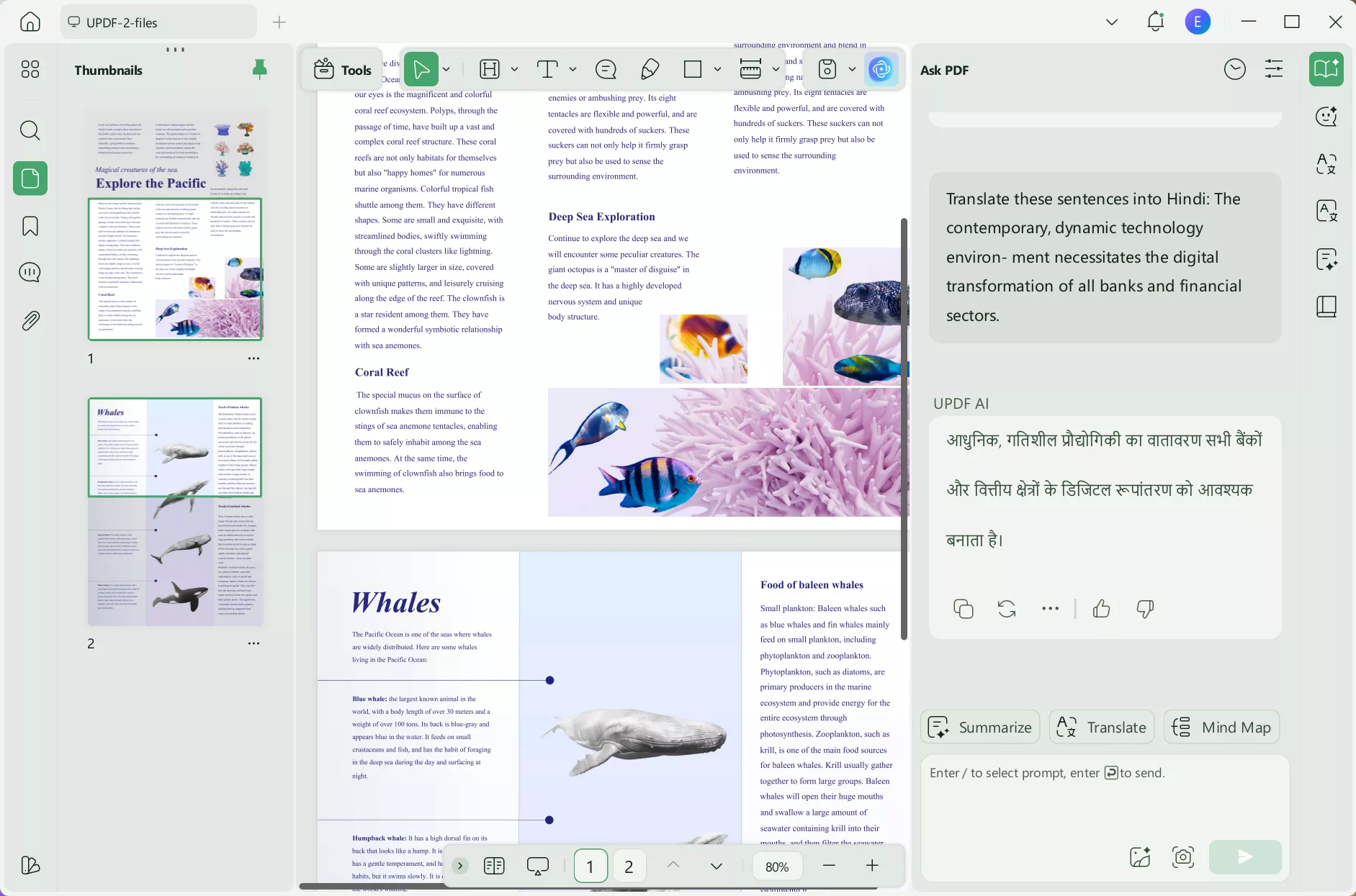 translate pdf to other language offline