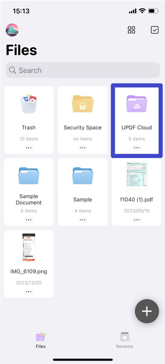 How to transfer files from iPhone to PC with UPDF Cloud
