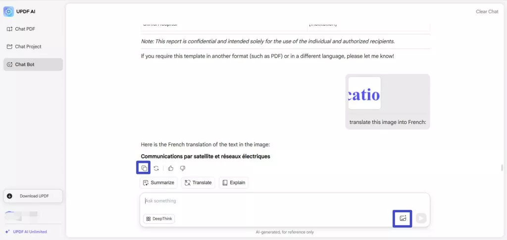 updf transalte image