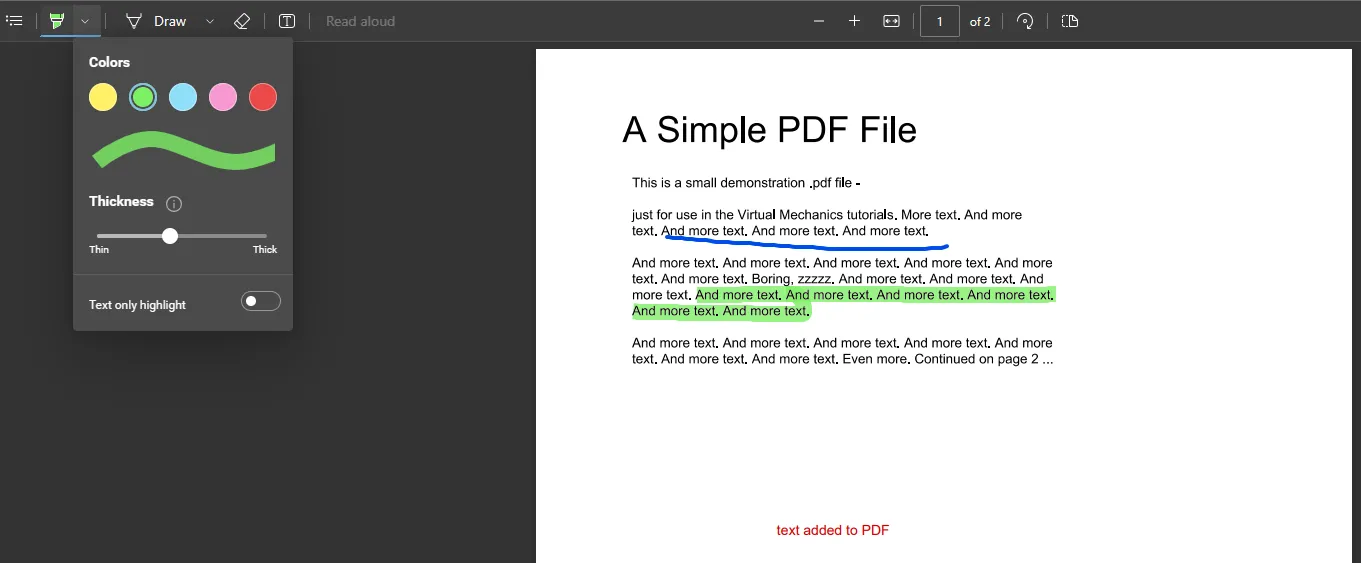 Microsoft EdgeでPDFを編集する