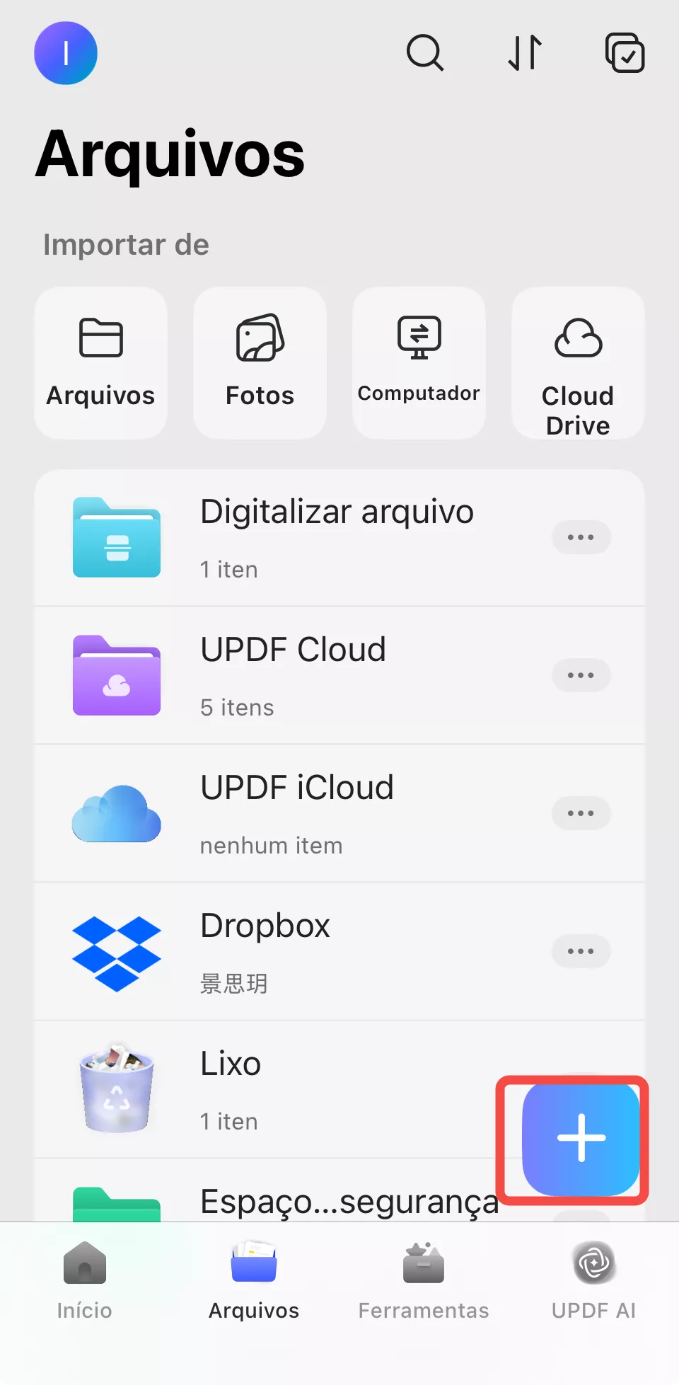 como criar pdf no iphone