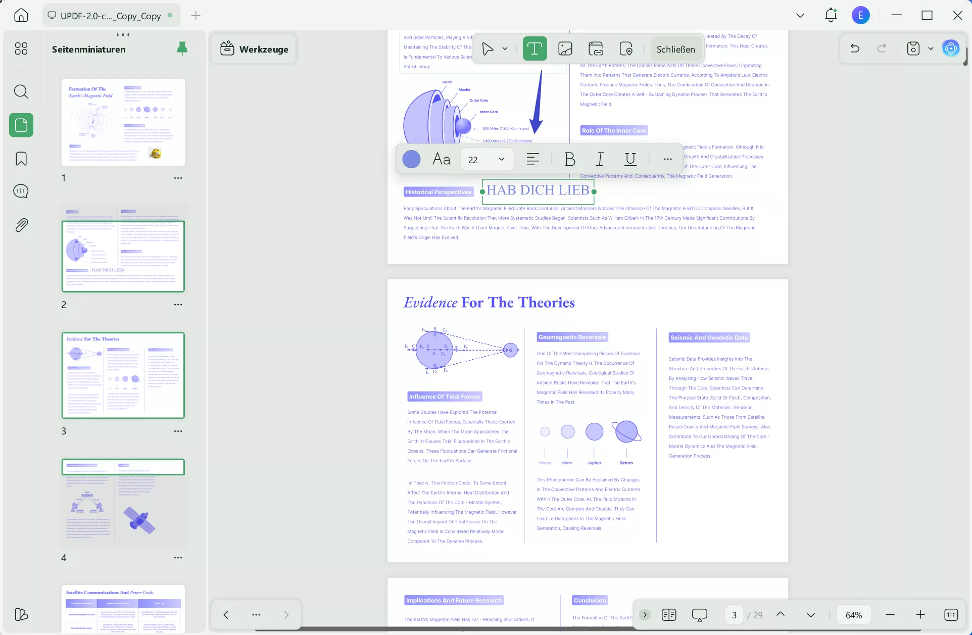 Fügen Sie dem PDF ein Textfeld hinzu