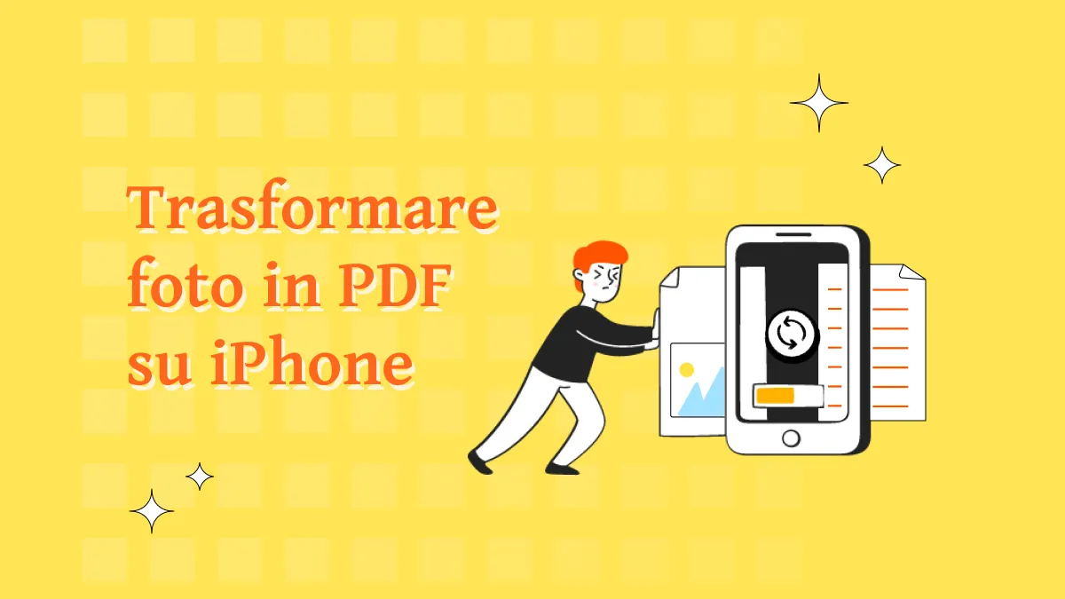 4 metodi per trasformare foto in PDF su iPhone