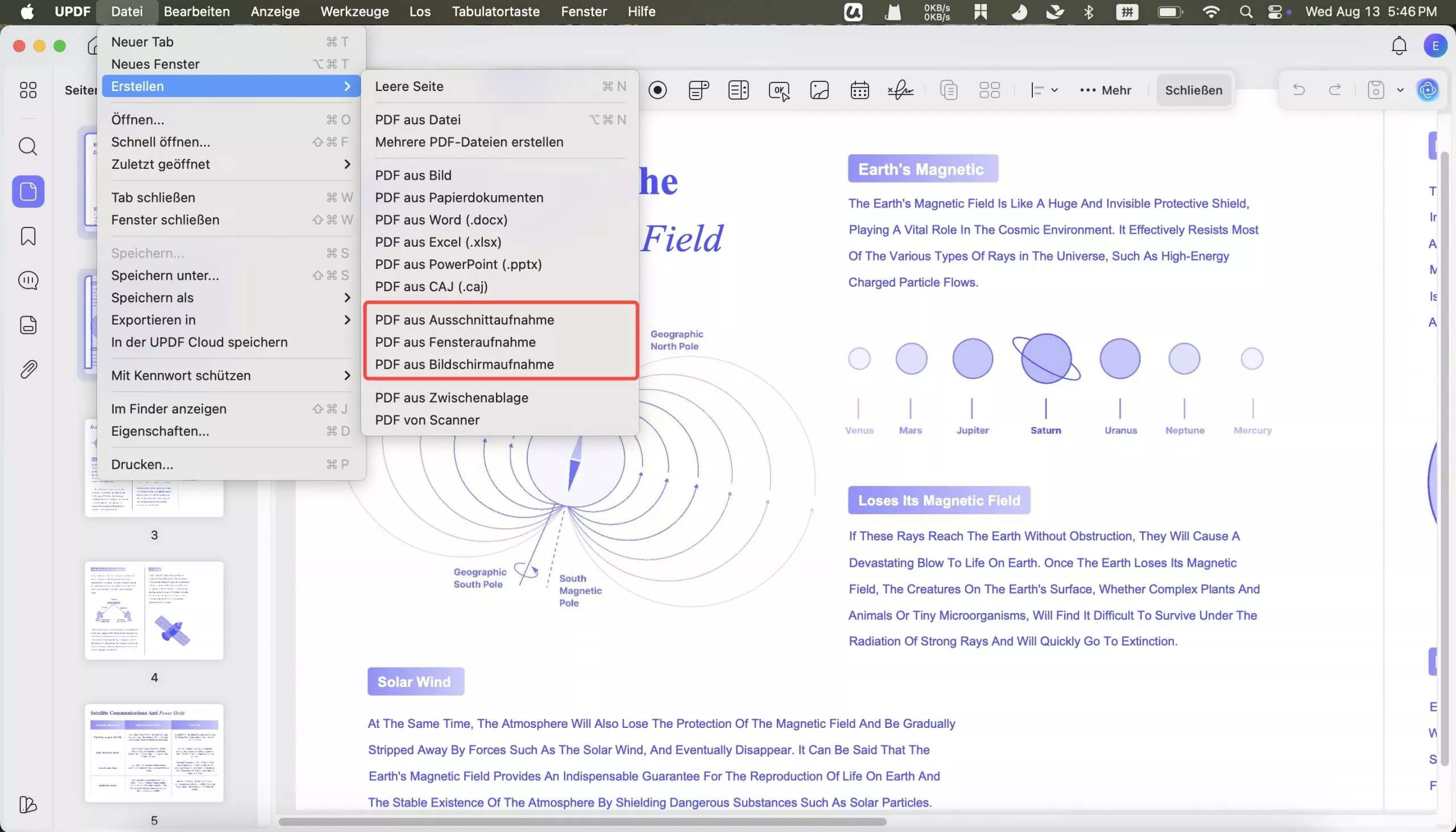 PDF Datei aus Bild erstellen mit UPDF