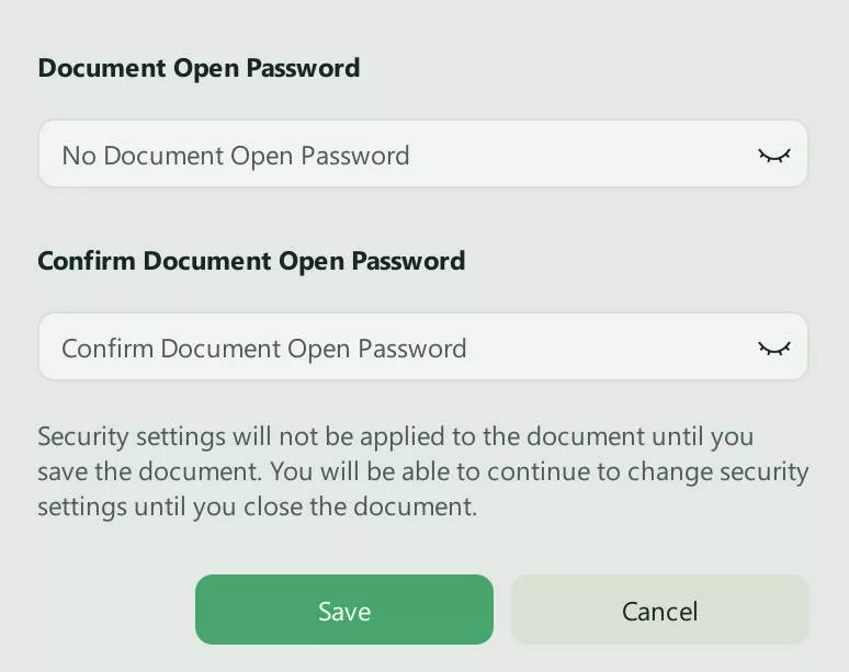 password protect pdf windows password settings