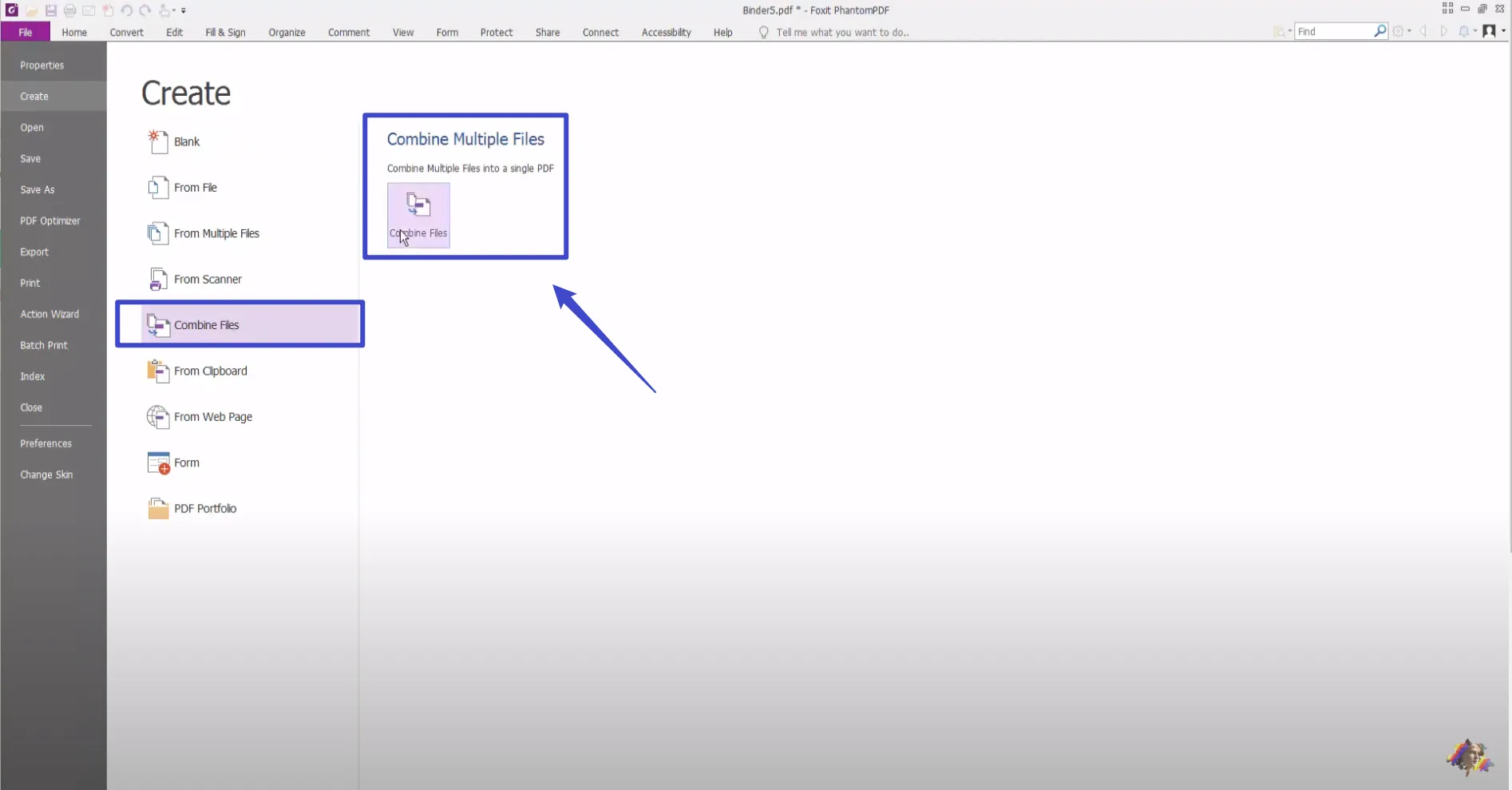 دمج ملفات PDF